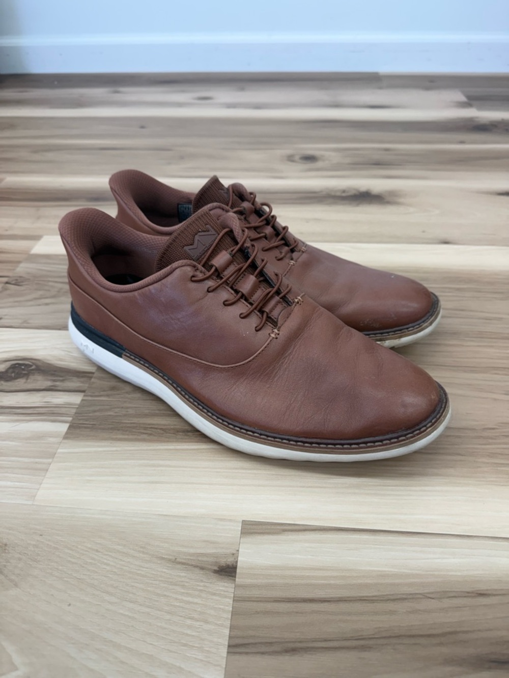 Mark Nason X Skechers Brown Leather Slip-On Sneakers